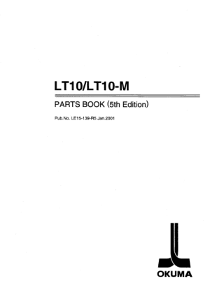 Okuma LT10/LT10-M Parts Book