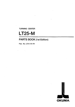Okuma Turning Center LT25-M Parts Book