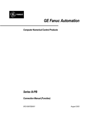 Fanuc 0i-PB Connection Manual Function