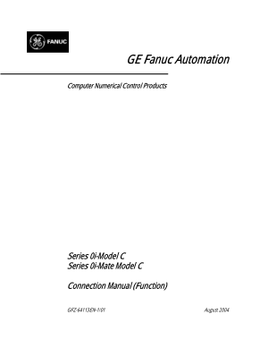 Fanuc 0i-Model C Connection Manual Function 64113EN-1