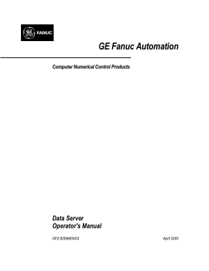 Fanuc Data Server Operator Manual 62694EN