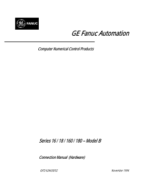 Fanuc 16 18-Model B Connection Manual Hardware 62443E