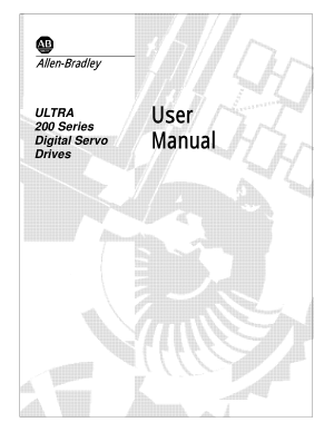 Allen Bradley ULTRA 200 Series Digital Servo Drives Manual