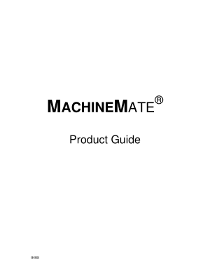 MachineMate G Codes M Codes & Product Guide