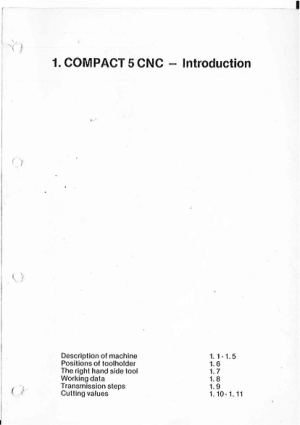 EMCO Compact 5 CNC Basic Manual