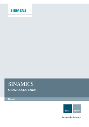 Siemens SINAMICS S120 Combi Manual