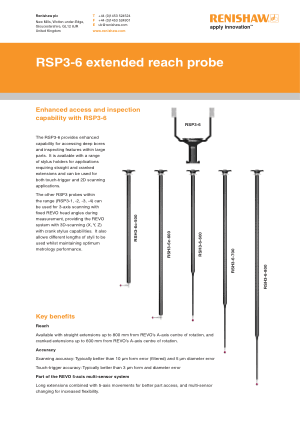 Renishaw RSP3-6 extended reach probe