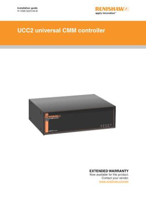 Renishaw UCC2 universal CMM controller guide