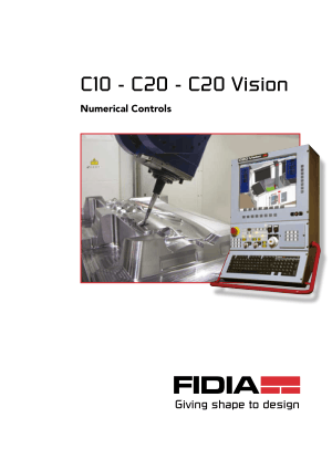 FIDIA C10 - C20 - C20 Vision Numerical Controls