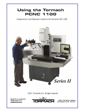 Using Tormach PCNC 1100 Series II