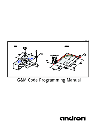 Andronic 2060 G M Code Programming Manual