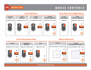EnRoute Mouse Controls
