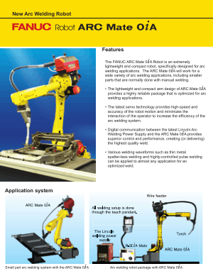 Fanuc Robot ARC Mate OiA Arc Welding Robot