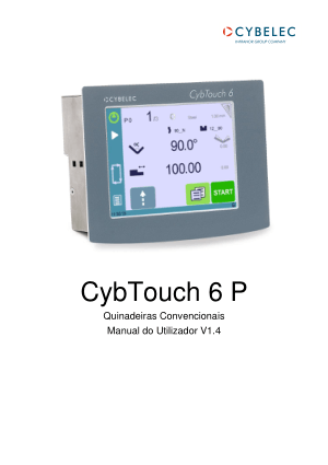 Cybelec CybTouch 6 P Quinadeiras Convencionais Manual do Utilizador V1.4