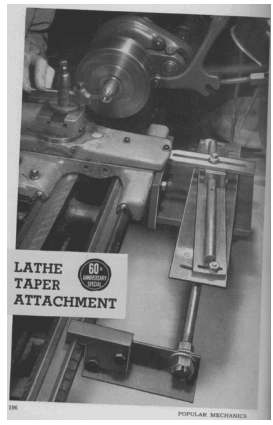 Myford Lathe Taper Attachment