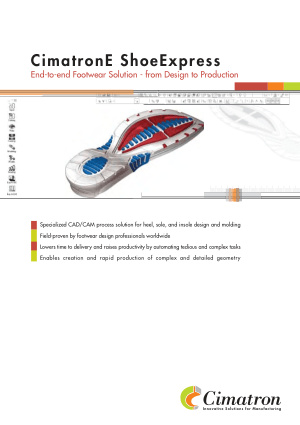 Cimatron E ShoeExpress Guide