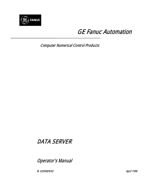 Fanuc Data Server Operators Manual B-62694EN/03