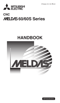 Mitsubishi CNC MELDAS 60/60S Series Handbook