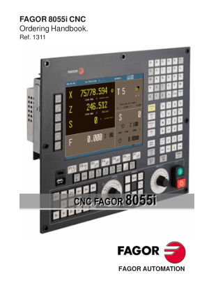 Fagor CNC 8055i CNC Ordering Handbook