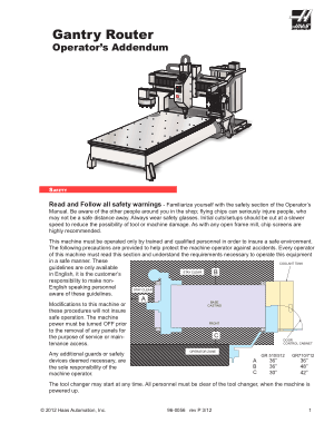 Haas Gantry Router Operator Manual
