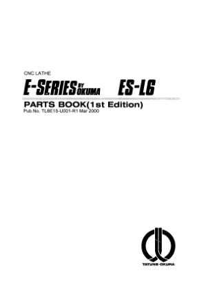 Okuma E-Series ES-L6 Parts Book