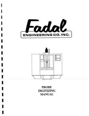 Fadal Probe Digitizing Manual