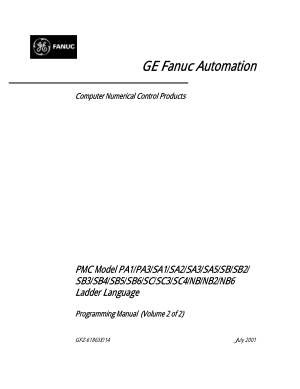 Fanuc PMC Ladder Language Programming Manual Vol 2 61863E