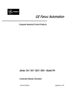 Fanuc 16i 18i-PA Connection Manual Function