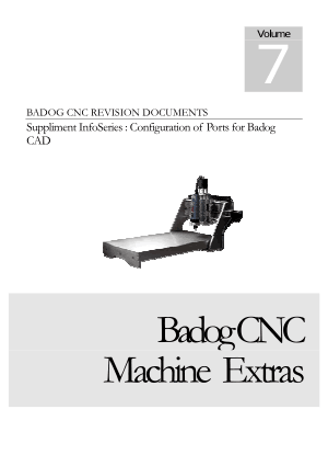 Badog CNC Configuration of Ports for Badog CAD