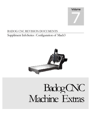 Badog CNC Configuration of Mach3