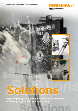 Renishaw Pocket Guide to Probes for CNC Machine Tools