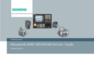 Sinumerik 808D Advanced Service Guide
