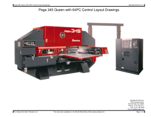 Amada Pega 345 Queen with 04PC Layout Drawings
