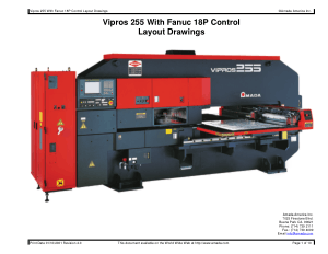 Amada Vipros 255 With Fanuc 18P Layout Drawings