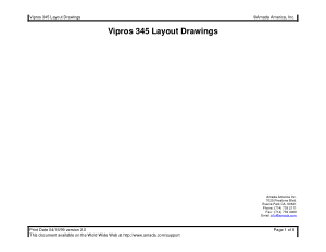 Amada Vipros 345 Layout Drawings