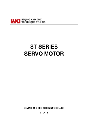 KND Servo Motor Brochure