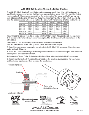 A2Z CNC Ball Bearing Thrust Collar for Sherline