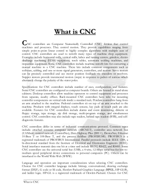 What is CNC