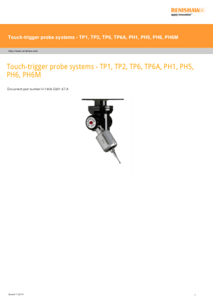Renishaw Touch-trigger probe systems
