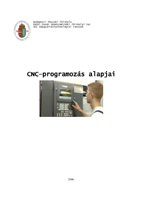 CNC–programozás alapjai