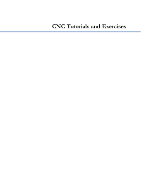 CNC Tutorials and Exercises