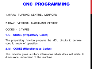 CNC PROGRAMMING