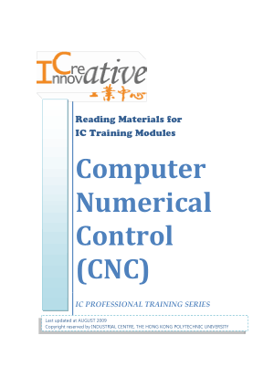 Computer Numerical Control (CNC)