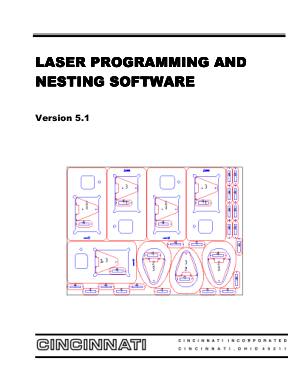 Cincinnati Laser Programming and Nesting Software
