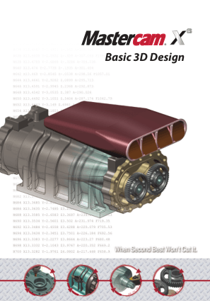 Mastercam Basic 3D Design