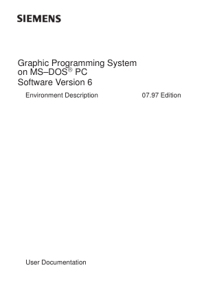 Sinumerik 840C Graphic Programming on MS-DOS PC