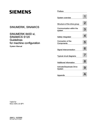 Sinumerik 840 Machine Configuration Manual
