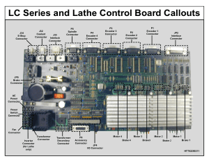 LC Series and Lathe Control Board Callouts