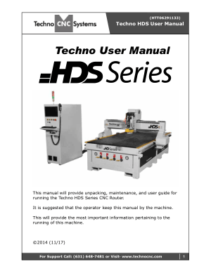 Techno HDS Series User Manual