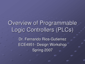 PLC Programmable Logic Controller Overview
